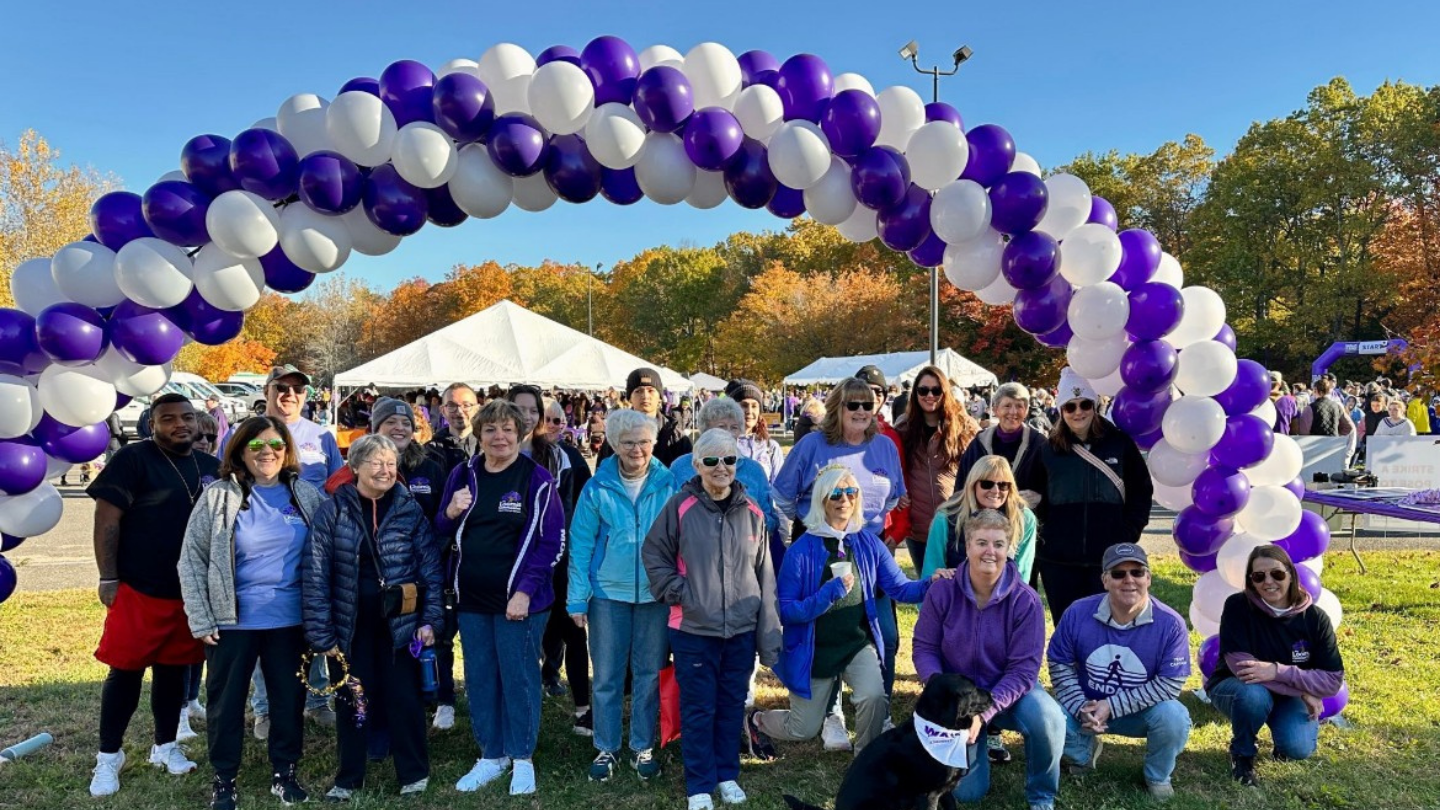 team members at alz walk